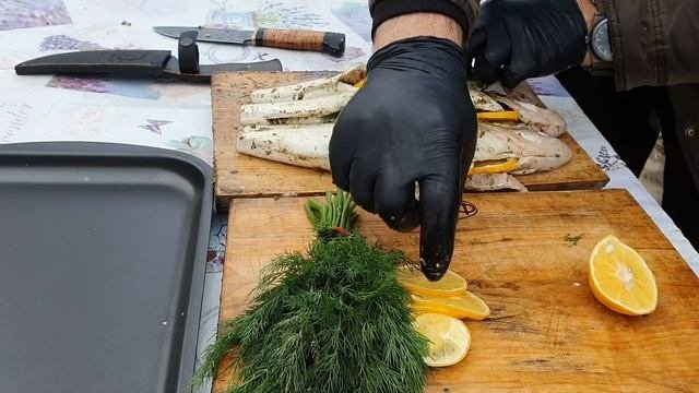 СУДАК В СОЛИ ИЗ ДРОВЯНОЙ ПЕЧИ НОВОГОДНИЕ РЕЦЕПТЫ СЮФ