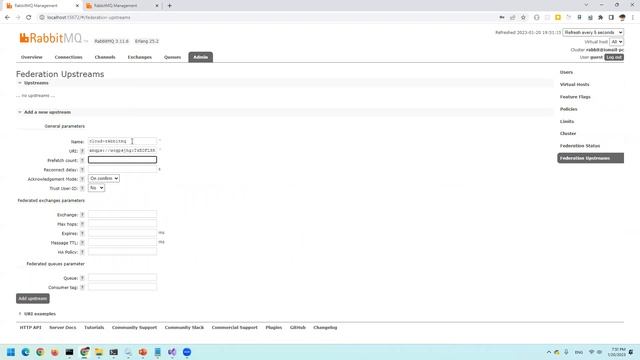 037 - RabbitMQ - Federation Plugin