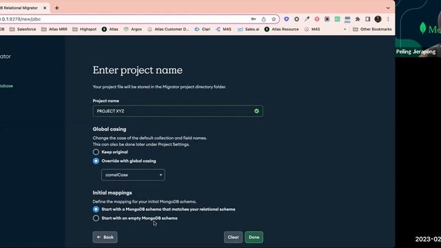 MongoDB Relational Migrator