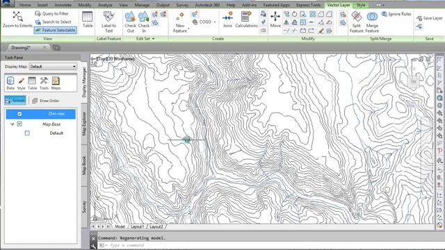 Abrir SHP (EN 3D CON ELEVACION) en CIVIL 3D y arcgis