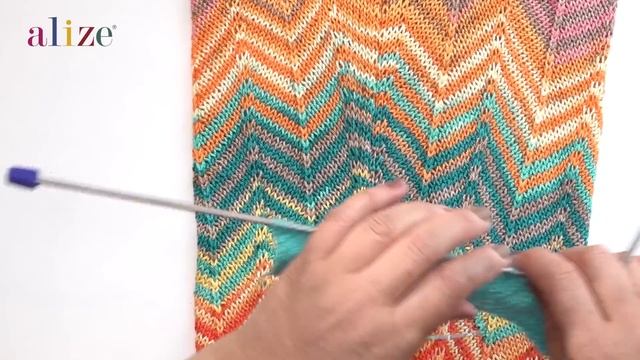 Alize Diva Batik ile Yazlık Bluz ve Pantolon Örüyoruz