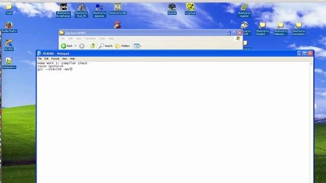 Using Cygwin and Notepad for a Simple C Program