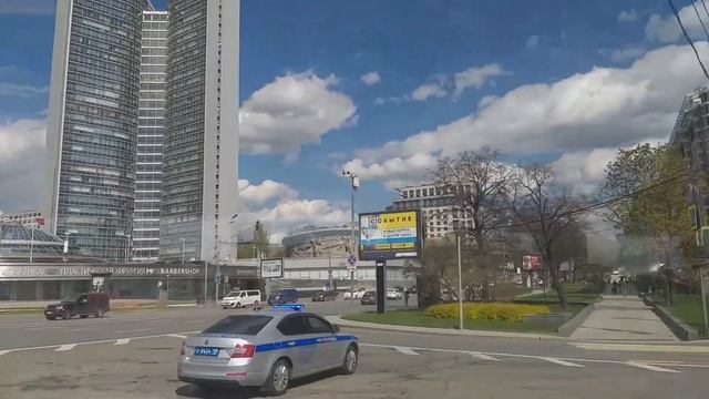 Кутузовский проспект. Москва. Весна 2021