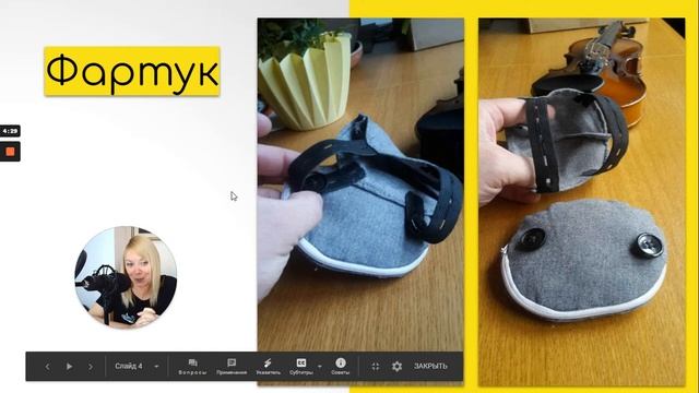Подушечка для маленьких скрипачей (инструкция)