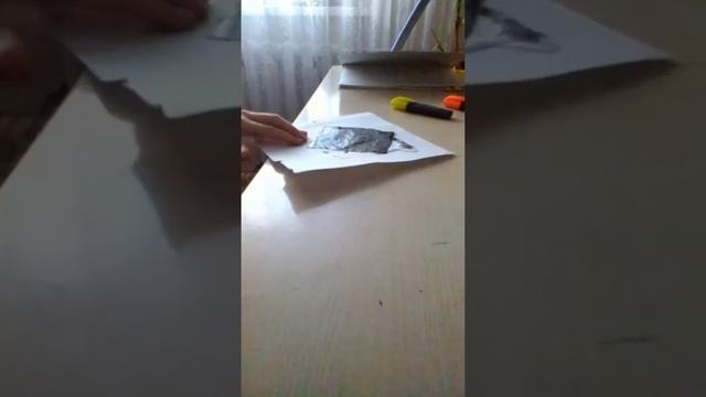 2 часть чёрные листы для рисования