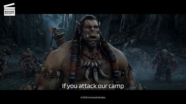 Warcraft: Secret meet with Durotan (HD CLIP)