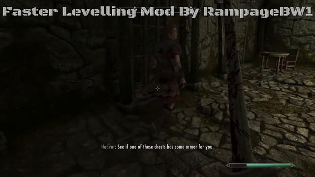 Skyrim Faster Levelling Mod Created By - (RampageBW1)