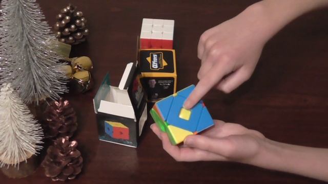 ?Новогодняя распаковка 4: Qiyi Super Ivy cube Moyu Double skewb Moyu Meilong 33.?