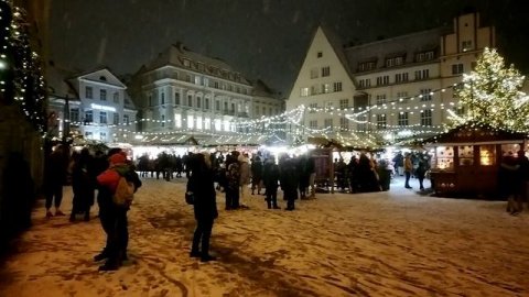 Праздничный Таллинн 2023. Эстония. Рождество.