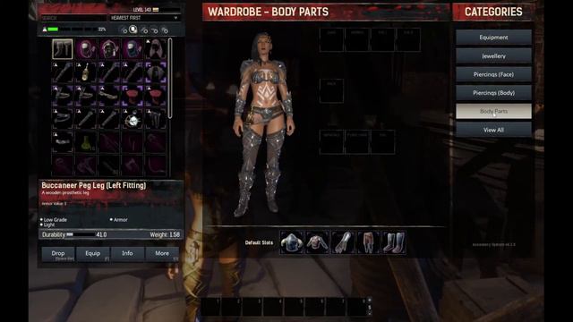 Conan Exiles - Mods kurz vorgestellt - 53- "Immersive Armor" Nachtrag: Accessoire System
