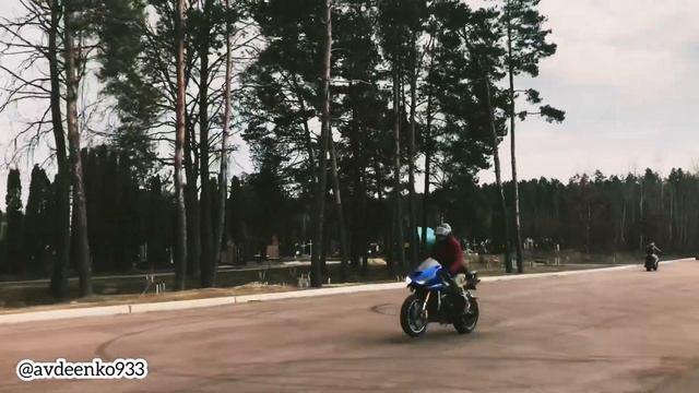 Kawasaki ninja zx6r спалили резину !