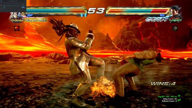 Insane Leroy combo 60% health GONE Tekken 7