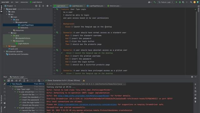 Class 10: Optimise BDD Scripts (using the Background Keyword)