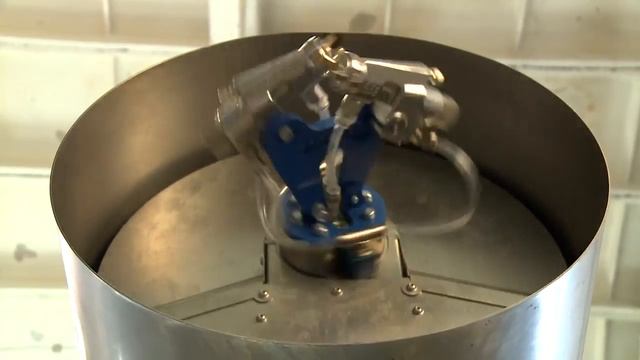 Установка для автоматического окрашивания внутренней поверхности труб (или цилиндрических изделий)