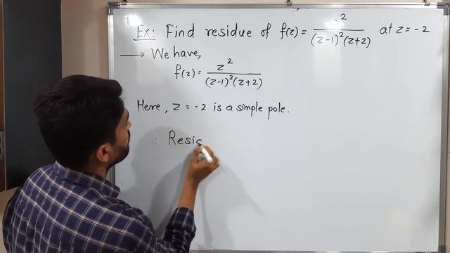 Basic Complex Analysis - Unit 3 - Lecture 17 - Residue Calculation At Simple Pole