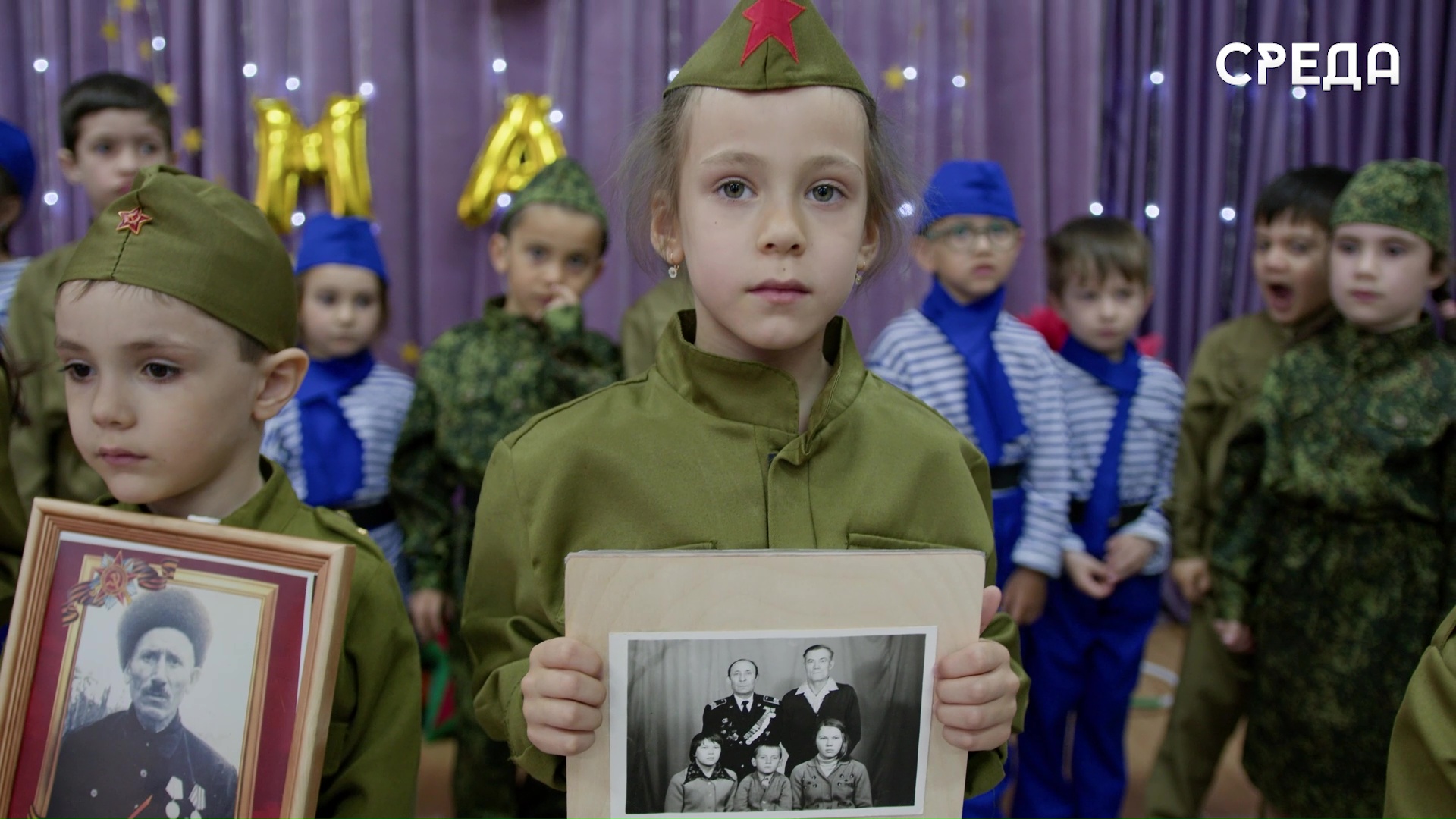 Патриотическое мероприятие, приуроченное ко Дню Победы, прошло в Каспийском детском саду №28