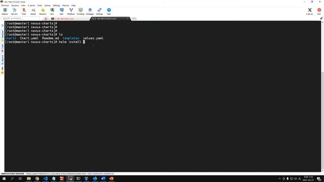 helm을 이용한 nexus 설치