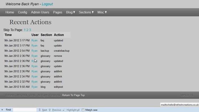 Refresh CMS - Main