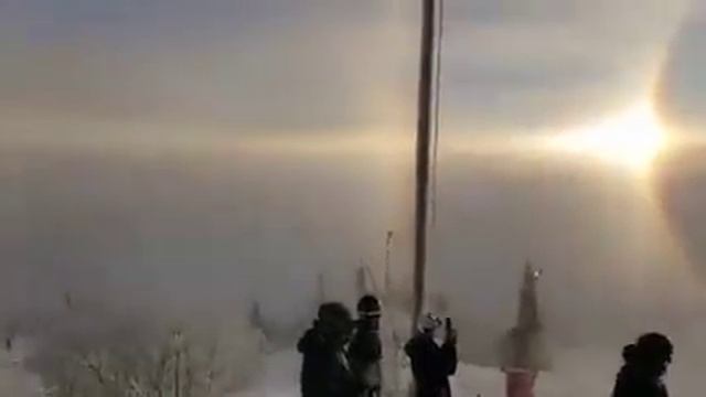 Весеннее равноденствие в Швеции...Редкое природное явление или Знамение... 2022.20 марта.