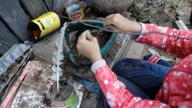 Суп с овощами и пирожное из песка // Мастер класс // Детские забавы