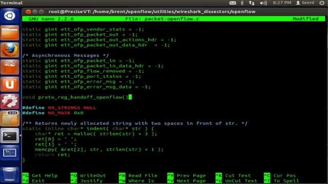 Installing Wireshark On Linux for OpenFlow Packet Captures