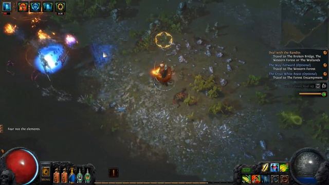 Let's Play Path of Exile [Blind Ep 54] Merciless Bandit Quest Start (Legacy Ranger, POE 2.6)