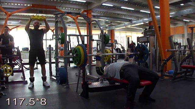 Linear bench press program. Жим лёжа. Мц9. Д3.