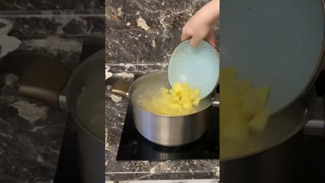 Суп с плавленным сыром