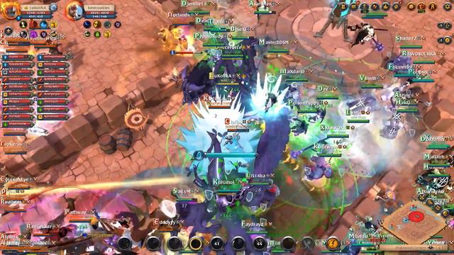 ALBION ONLINE - Guild WaR GoDs Vs Alliance NIMBY!Защита клаима  Атака клаима!BiG Zvz!PvP Mmo