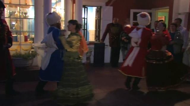 Казачий ансамбль  Выступление в ресторане усадьба