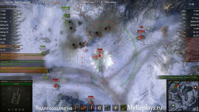 WOT: Заполярье - Объект 261 - 4 фрага