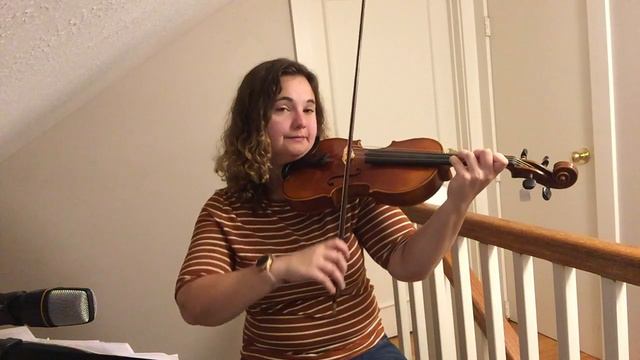 Viola two octave e major arpeggio tutorial