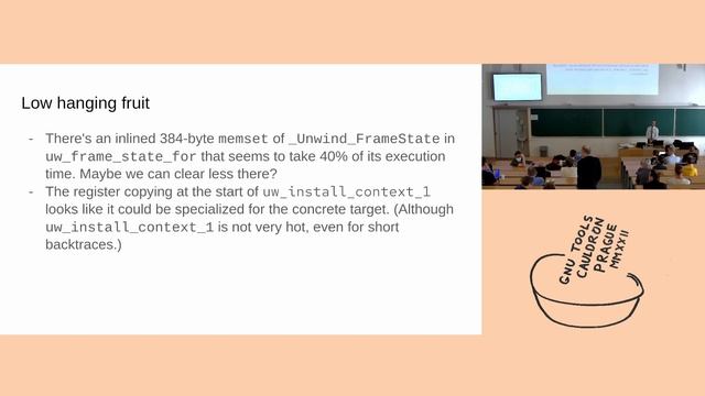 In-process unwinding BoF - GNU Tools Cauldron 2022