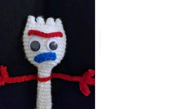 How To Crochet A Forky Amigurumi Toy