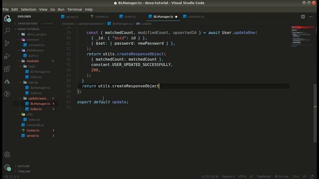 Deno Tutorial Part - 6 | Update Password Api Using Deno And MongoDB | Jwt Authentication In Deno