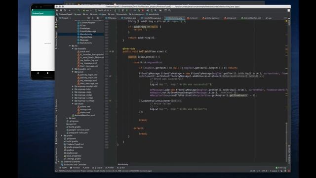 HOW TO MAKE FIREBASE CHAT APP  IN ANDROID STUDIO?