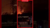 Почти 5 часов тушили загоревшийся камыш в Кропоткине