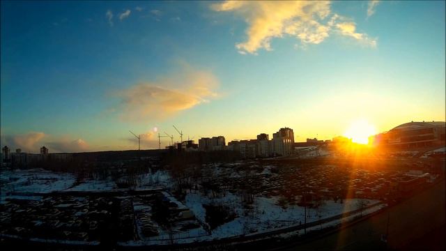 Закат в Челябинске
