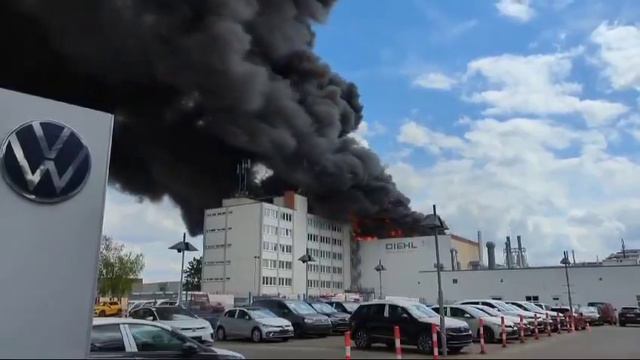 В Германии горит завод по производству ЗРК