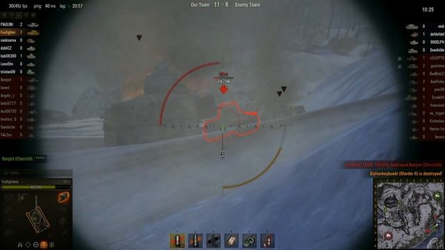 WOT: Arctic Region - KV-1 - 9 frags - Steel Wall, Top Gun,