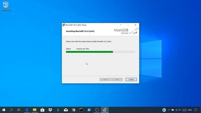 How to install MariaDB on windows 10