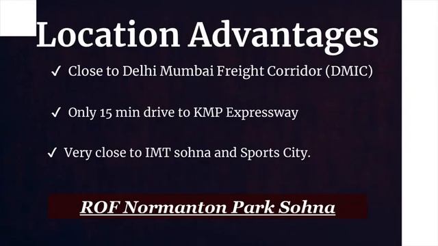 ROF Normanton Park Sector 36 | Call: +91 9643000064