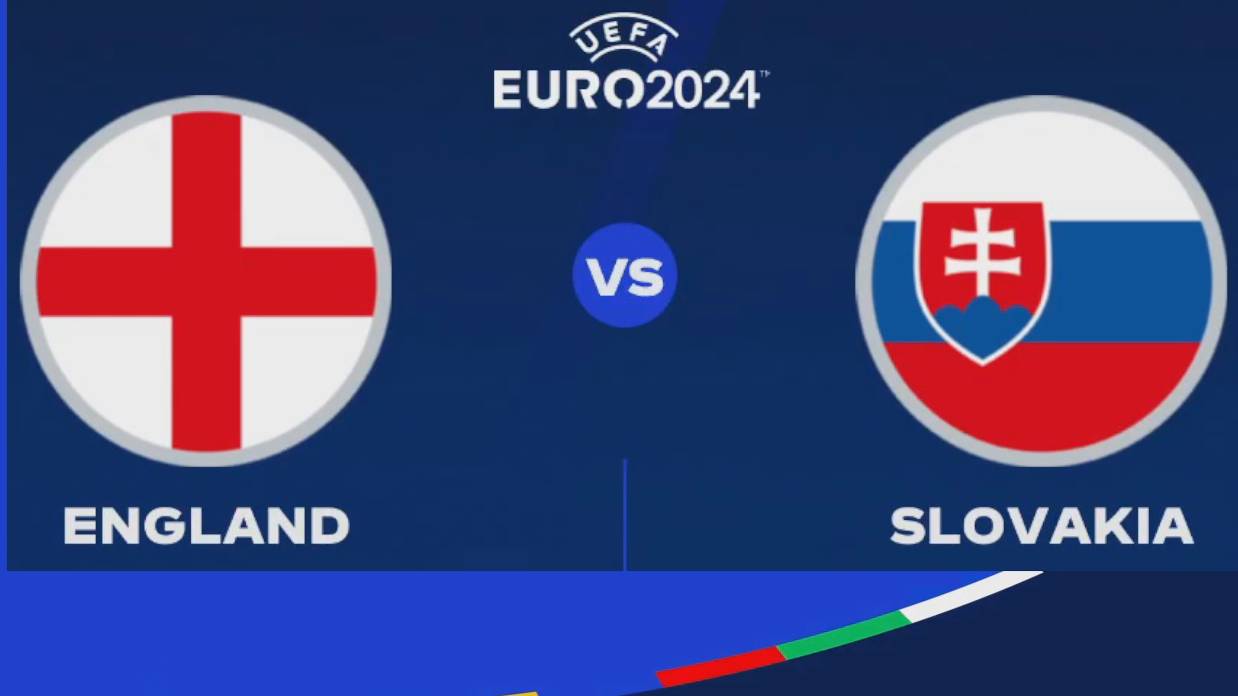 Футбол. Чемпионат Европы-2024. Англия - Словакия. 1/8 Финала. England - Slovakia.