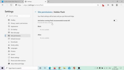 Enable & Disable Adobe Flash Player in Edge, Chrome, Firefox, Edge, Opera browsers