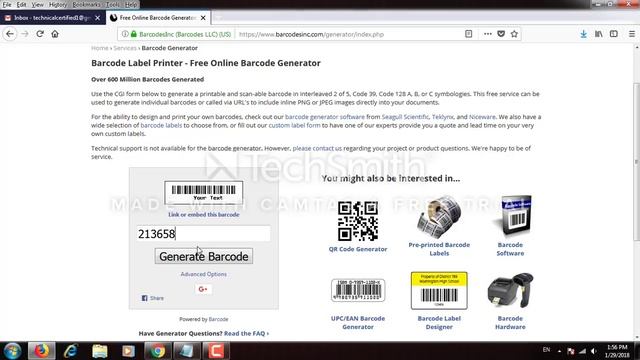 How To Make Barcode Online (اب آپ اپنا خود کا بارکوٹ بنائے)