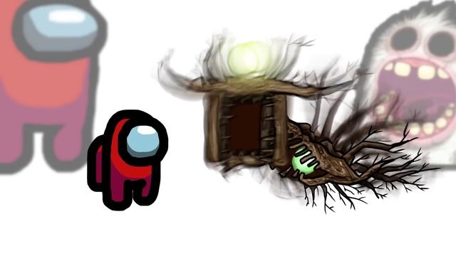 Mini Crewmate Kills Creepy WUBBOX Characters  Among Us