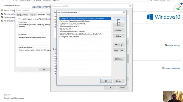 Add ADB to Path in Windows 10