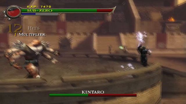 Noob Saibot impersonate Subzero | Noob Saibot VS Kintaro - Mortal Kombat Shaolin Monks Boss Fight