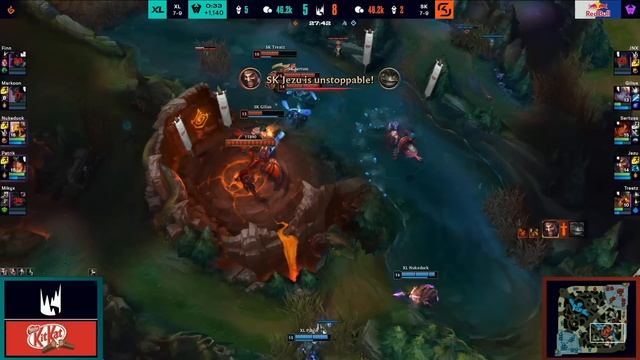 XL vs SK - Highlights | Week 8 Day 2 S12 LEC Summer 2022 | SK Gaming vs Excel W8D2