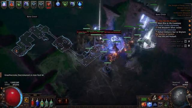 Path of Exile Heist with LD7, Necromancer Build Act 7 Complete Arakaali Boss Fight (EP23)